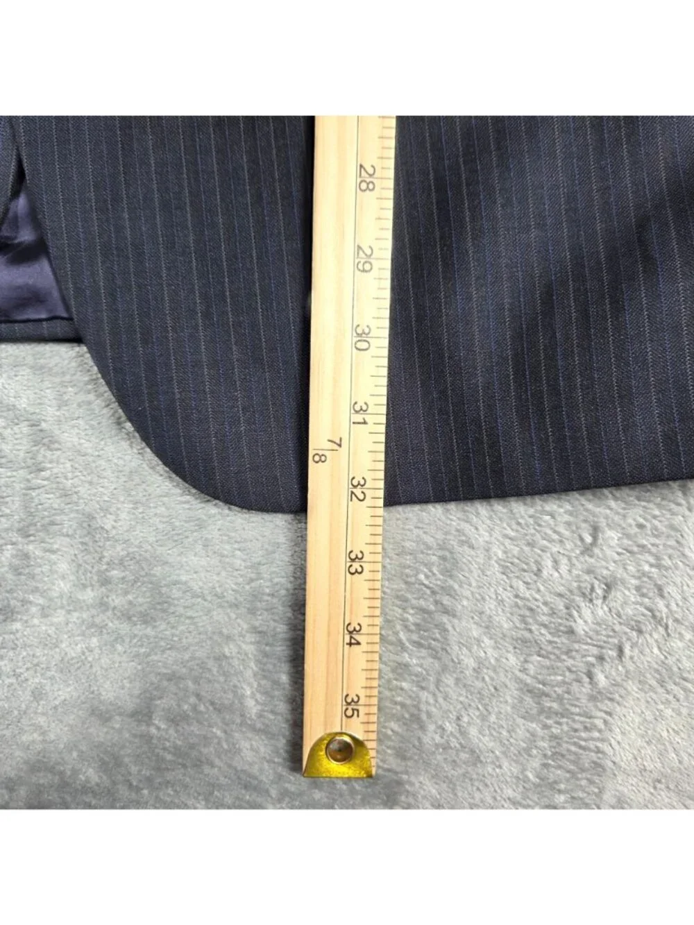 Brooks Brothers Sport Coat 45R 1818 Madison Saxxon Wool Pinstripe Blazer Jacket